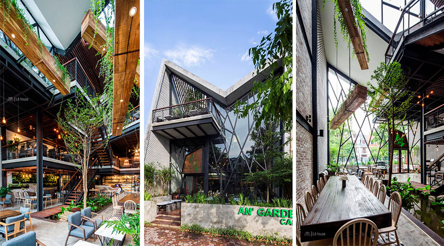 Kiến trúc độc đáo của An' Garden Café