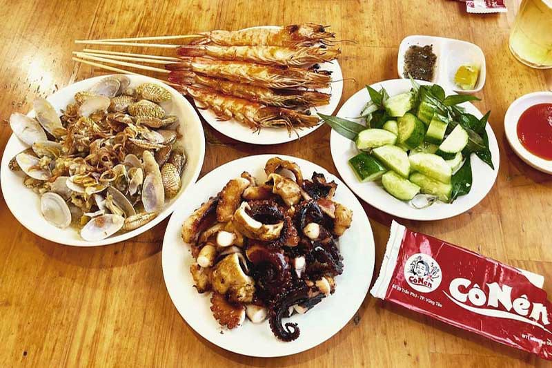 Đến Vùng Tàu, bạn hãy qua với quán nướng Cô Nên nhé