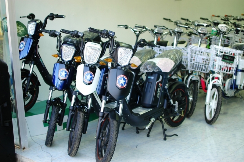 Một trong những mẫu xe của xe đạp điện Ngọc Lan