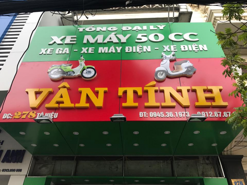 Một cơ sở của tổng đại lý xe Vân Tính